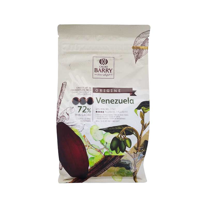 醇品72% 1kg委內瑞拉純苦甜調溫巧克力