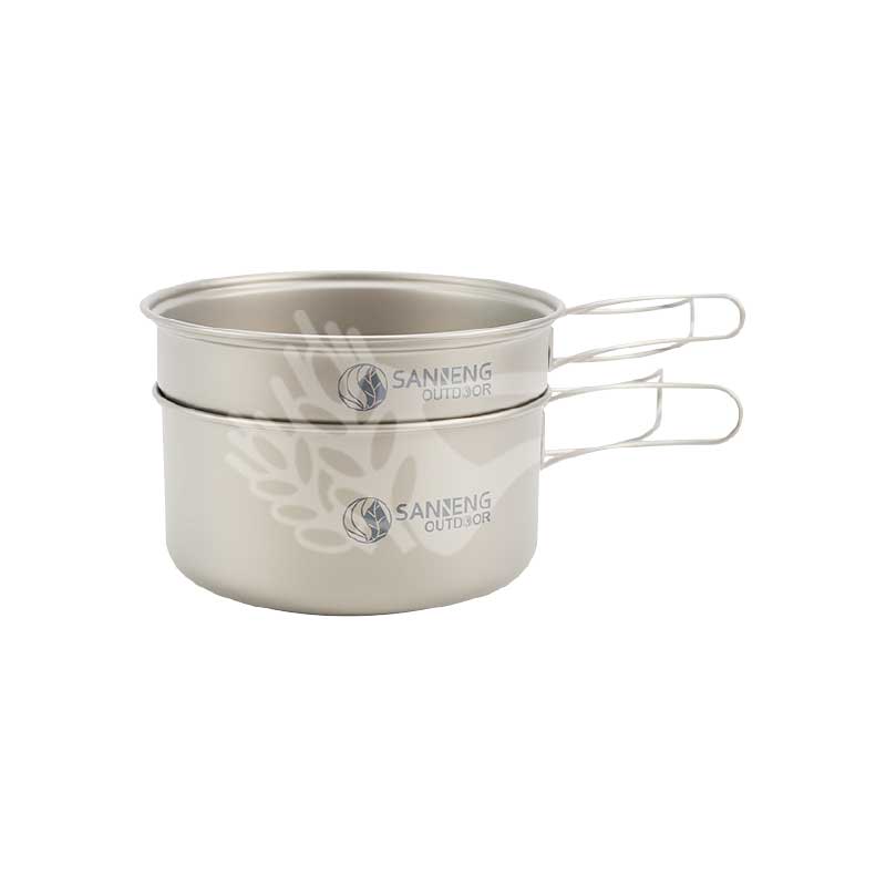 M251036 裕軒聯名純鈦二合一折疊套鍋(1000ml+650ml)